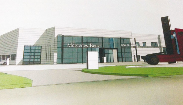 Mercedes w Radzyminie
