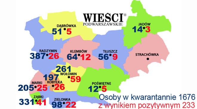 Sytuacja epidemiologiczna w powiecie. Stan 19 października godz. 12