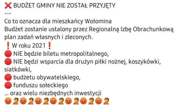 Wołomin: Kto tu kłamie?
