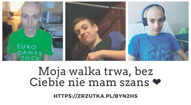 15-latek z Wołomina potrzebuje pilnej pomocy